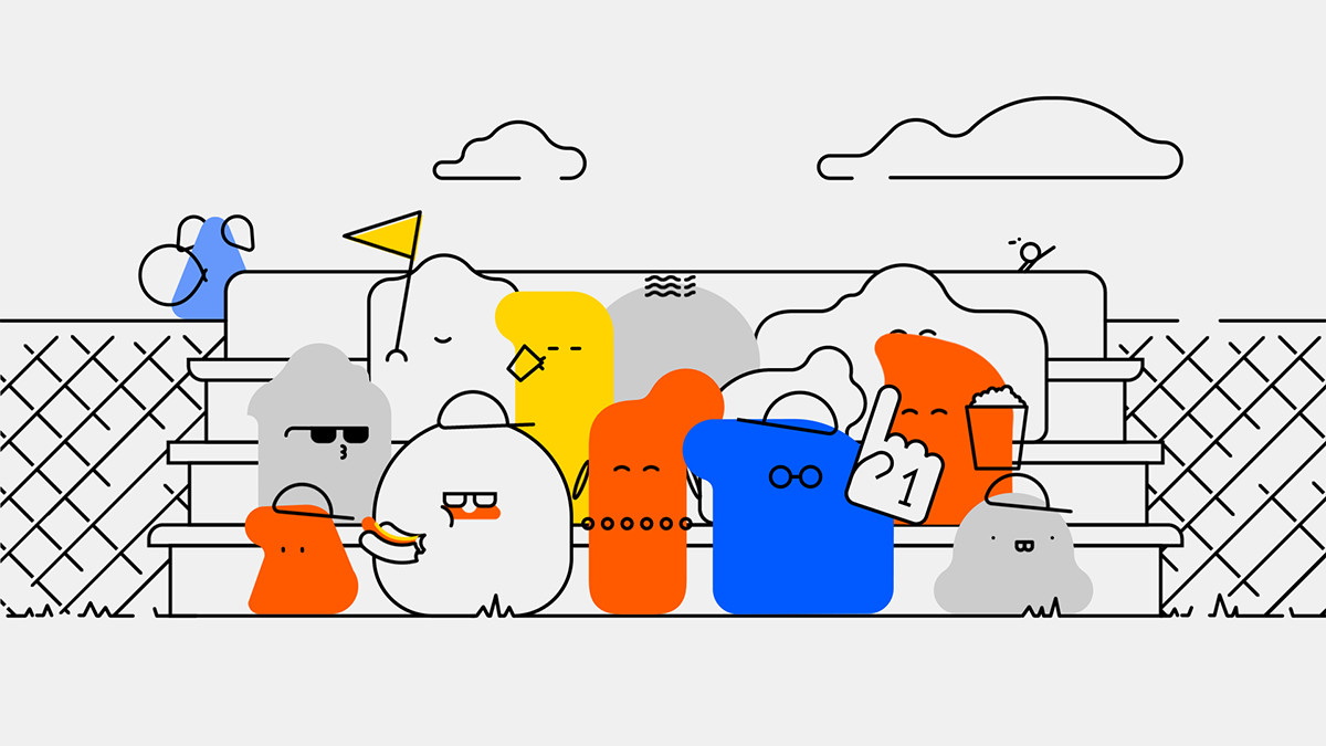 幾何圖形原創IP形象設計欣賞