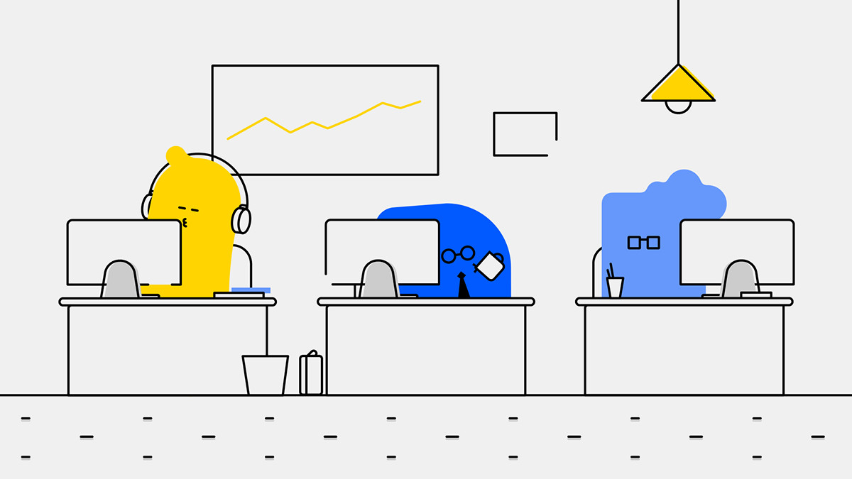 幾何圖形原創IP形象設計欣賞