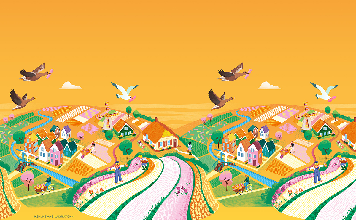 特色風景插畫形象設計欣賞