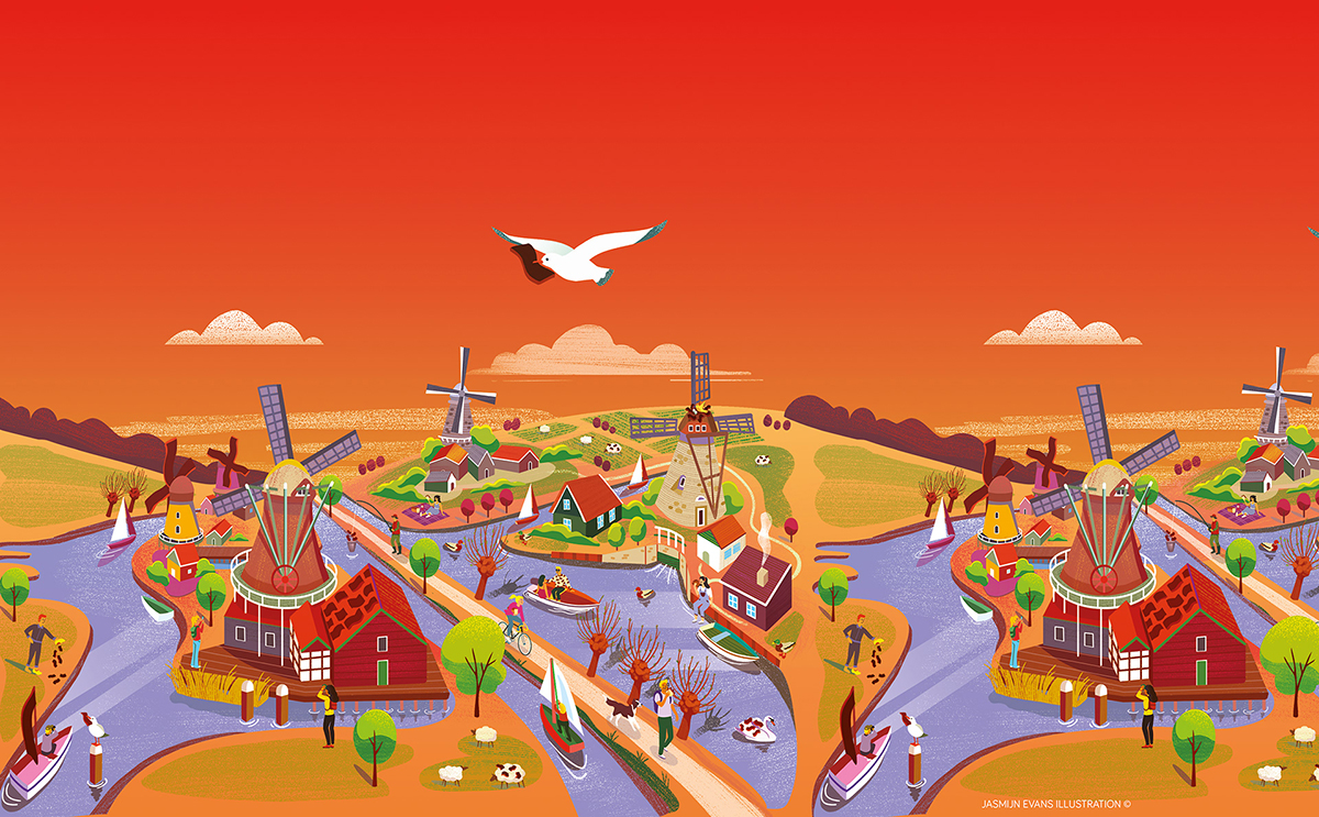 特色風景插畫形象設計欣賞