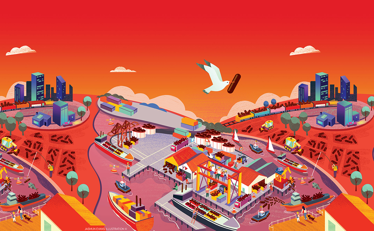 特色風景插畫形象設計欣賞