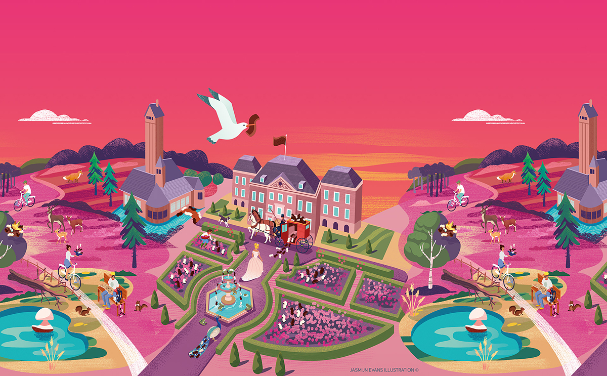 特色風景插畫形象設計欣賞