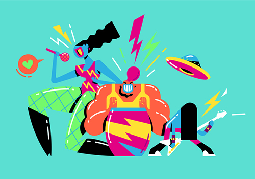 狂熱浪潮的巴西音樂節插圖欣賞