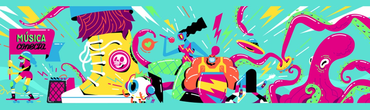 狂熱浪潮的巴西音樂節插圖欣賞 