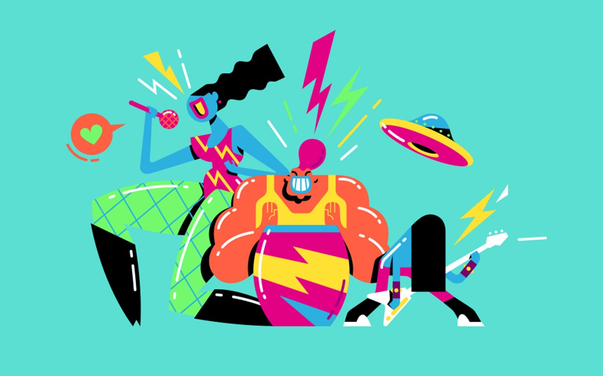 狂熱浪潮的巴西音樂節插圖欣賞 