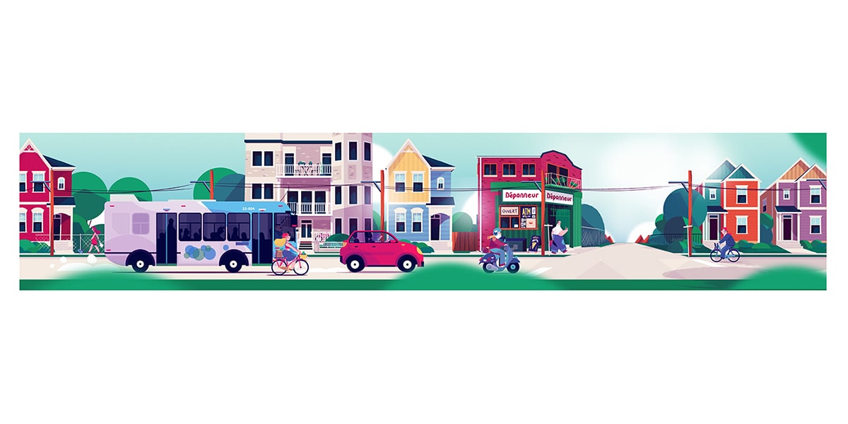 安全騎車的創意性插圖設計欣賞