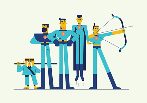 創意性的超級人物IP角色欣賞