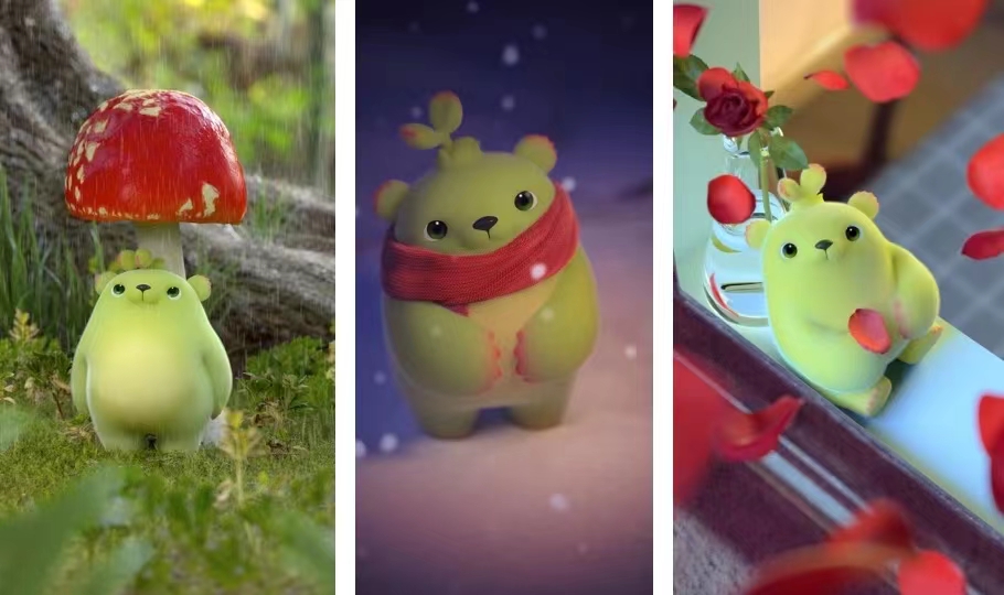 深圳ip設計分享具有呆萌情結的IP形象